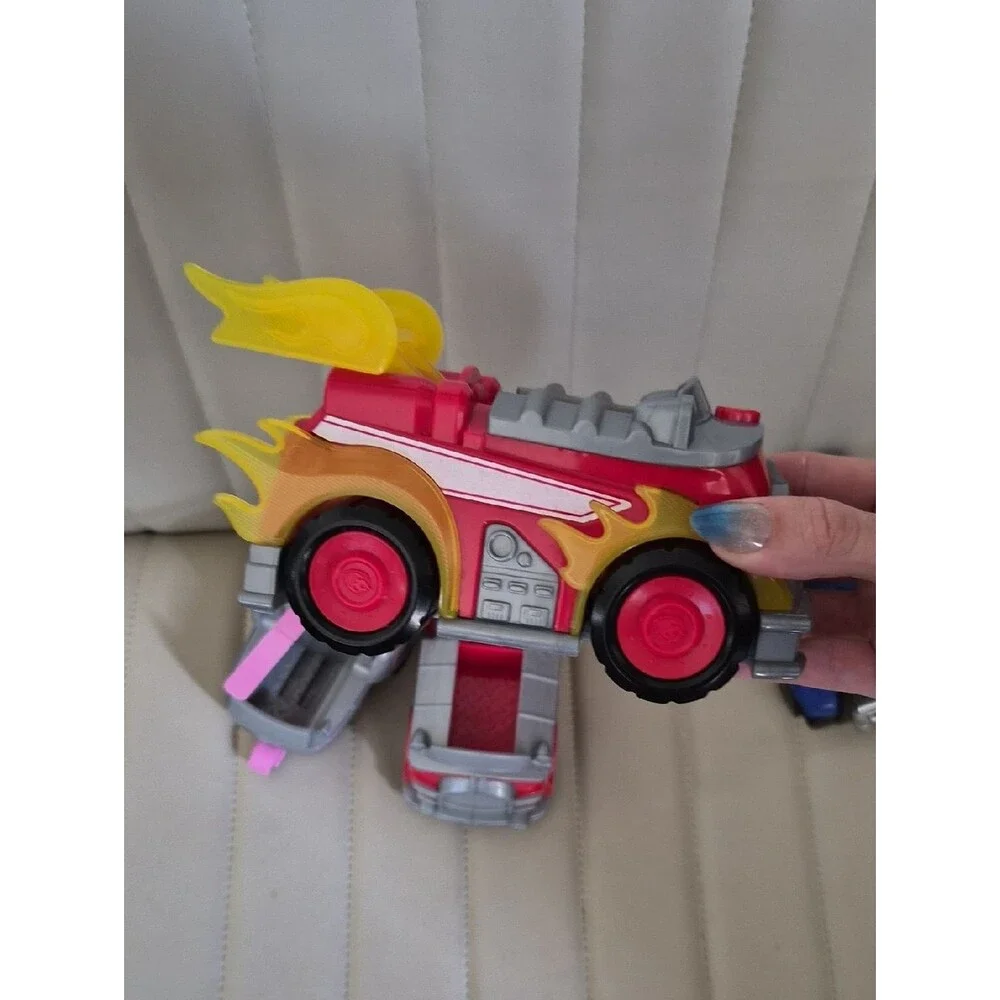 Paw Patrol Inspired Kids Vehicle Pack - Blue, Red, Yellow, Pink